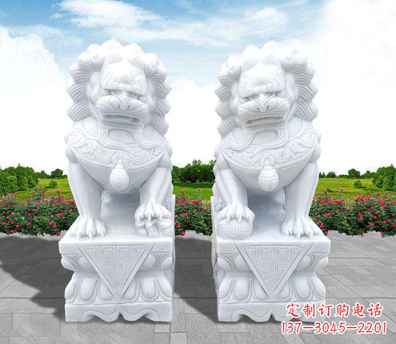 绵阳狮子雕塑招财福运的象征