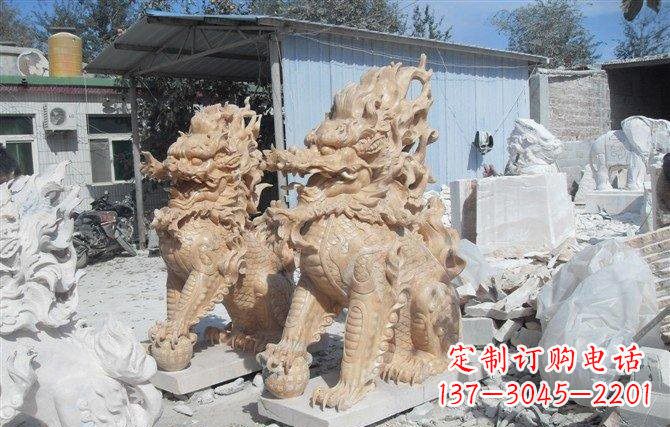 绵阳麒麟石雕一个具有传统文化精髓的艺术品