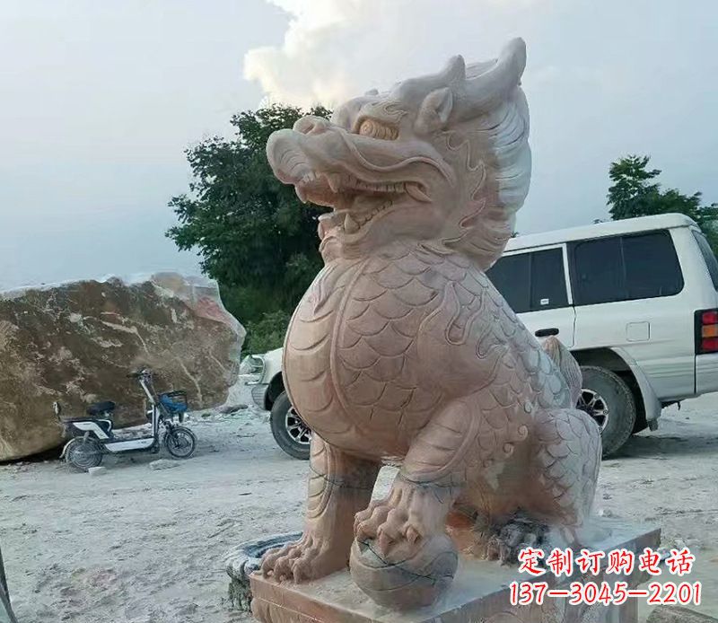 绵阳麒麟雕塑象征传统文化的精灵