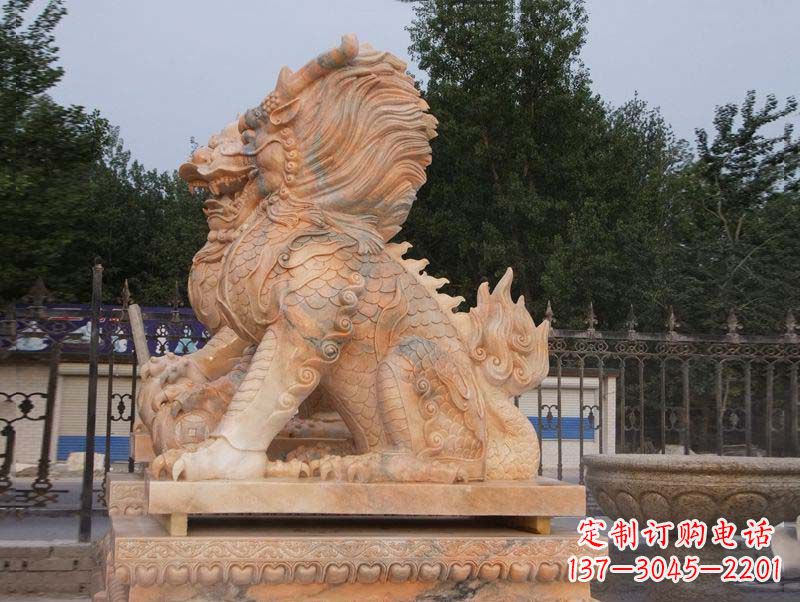 绵阳麒麟门口镇宅石雕