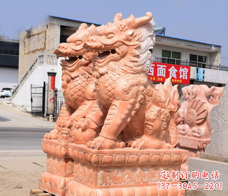 绵阳传说中的麒麟雕塑