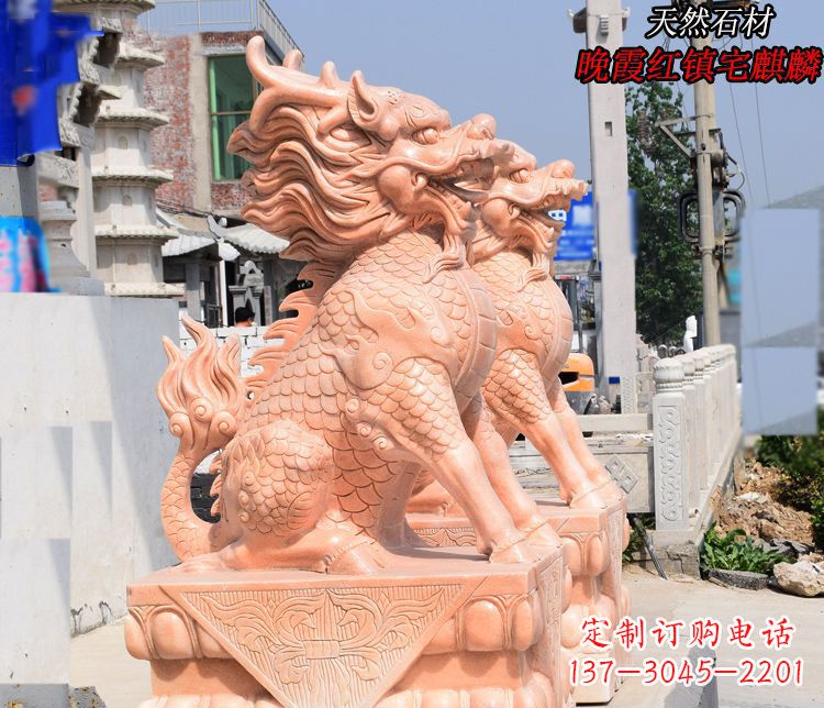 绵阳麒麟雕塑——美丽的晚霞之赞