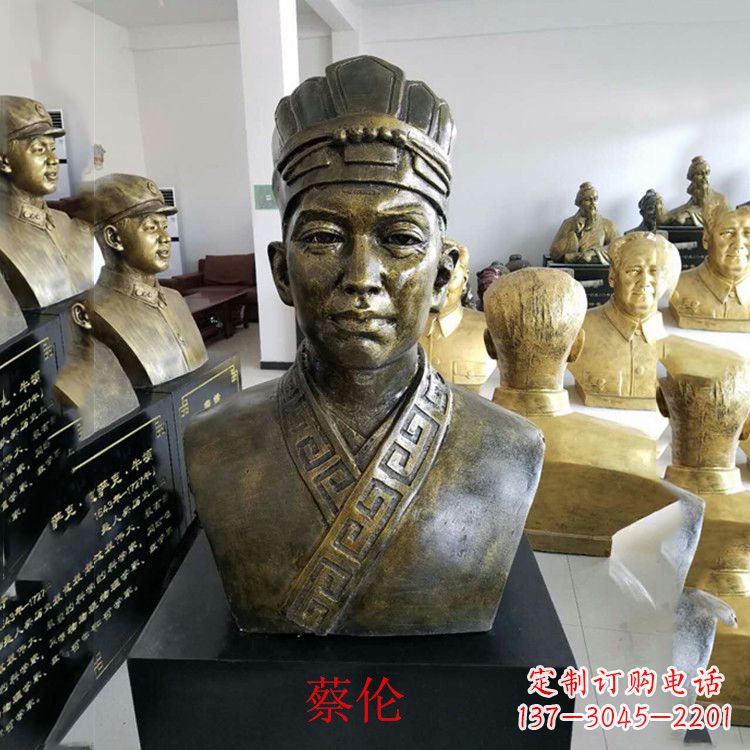 绵阳蔡伦雕塑一件传承历史的艺术珍品