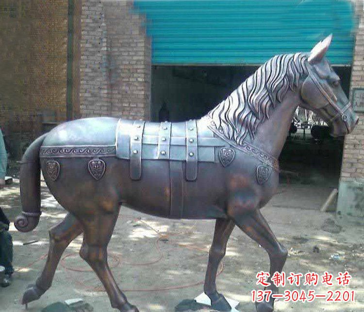 绵阳马铜雕塑传递草原动物的非凡魅力
