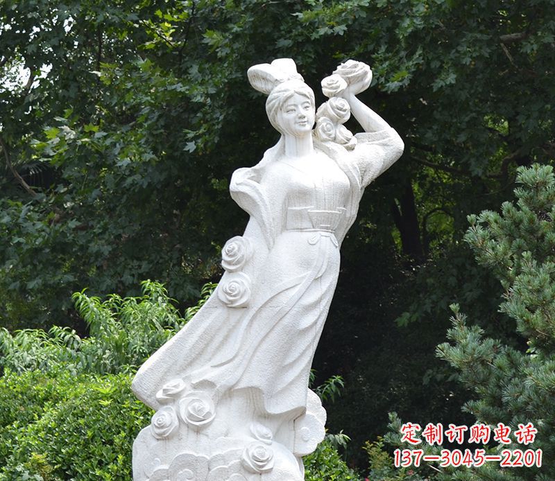 绵阳嫦娥奔月景观石雕