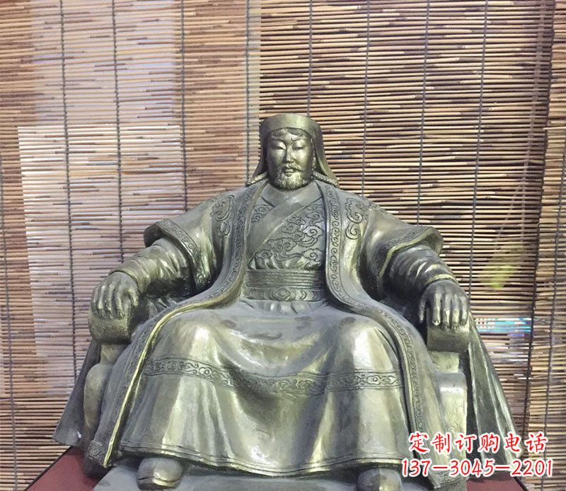 绵阳成吉思汗神话中的雕像