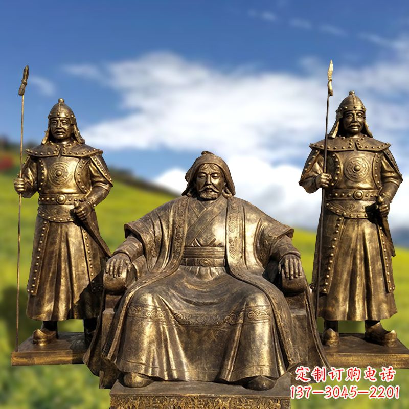 绵阳成吉思汗一座永恒的纪念雕塑