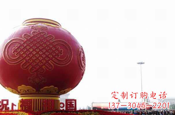 绵阳不锈钢灯笼雕塑——美丽城市的艺术装饰