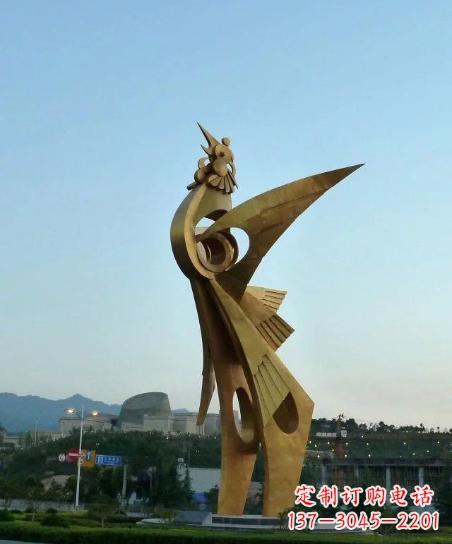 绵阳凤凰展翅,给城市增添灵动之美