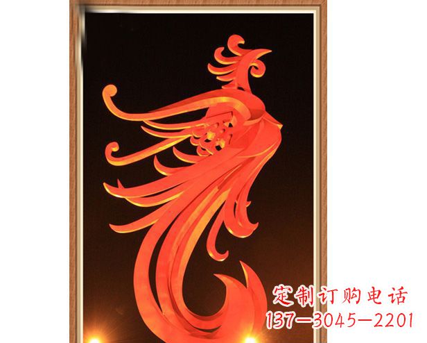绵阳不锈钢凤凰雕塑美丽与传统的完美结合