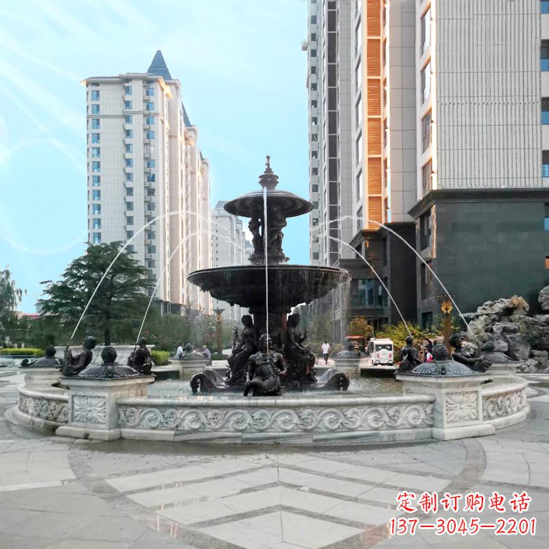绵阳城市广场欧式水景喷泉雕塑的魅力