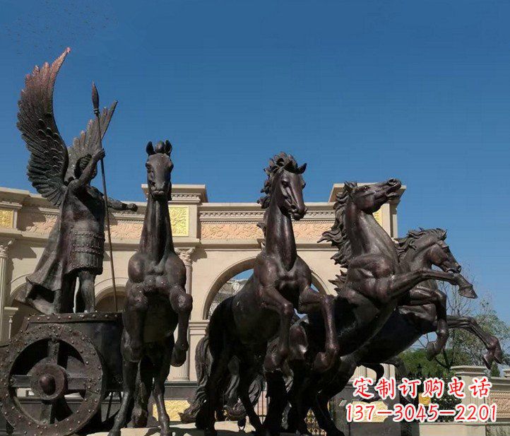 绵阳马雕塑引领全城欣赏