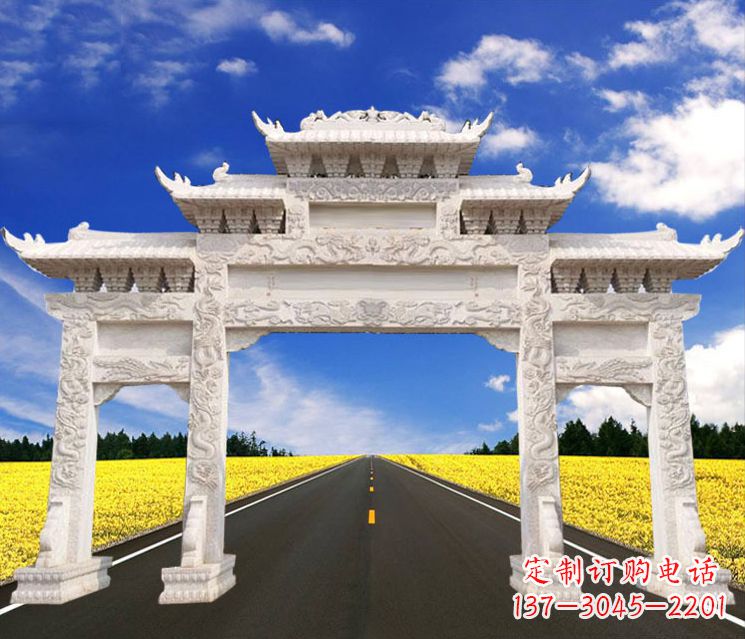 绵阳城市牌楼石雕——把文化传承到实体之中