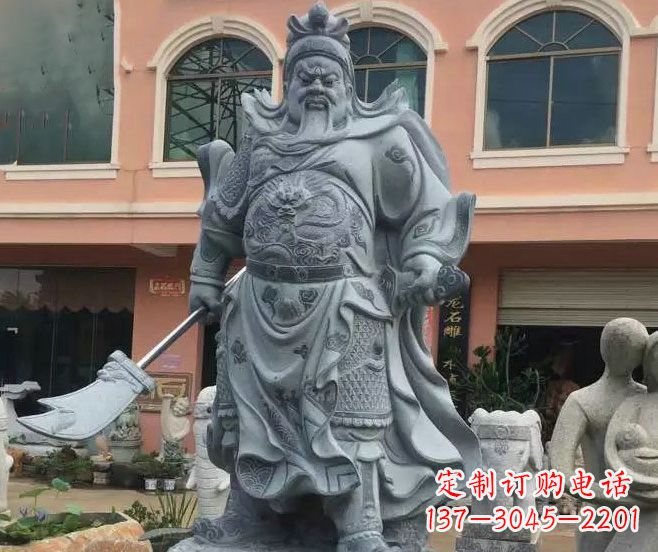 绵阳神秘的关公石雕