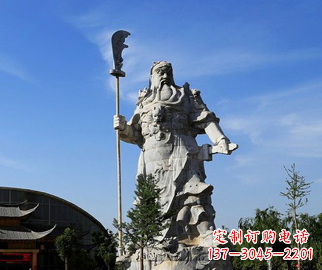 绵阳关公雕塑持刀武财神