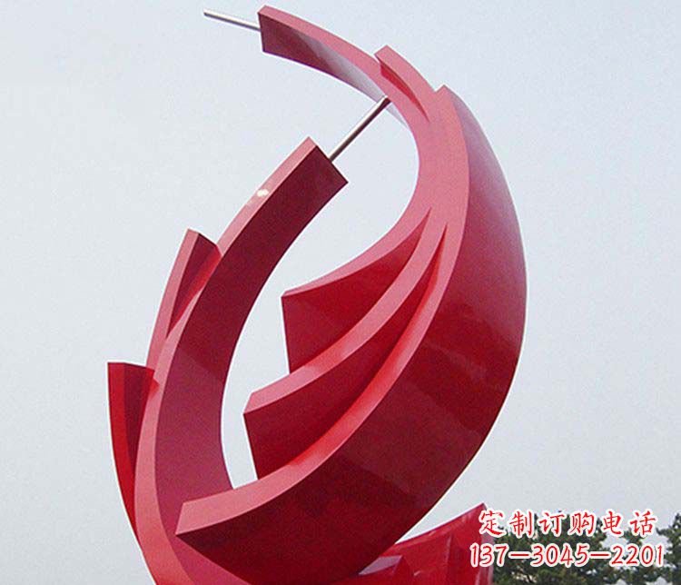 绵阳不锈钢帆船雕塑象征着永恒的美丽