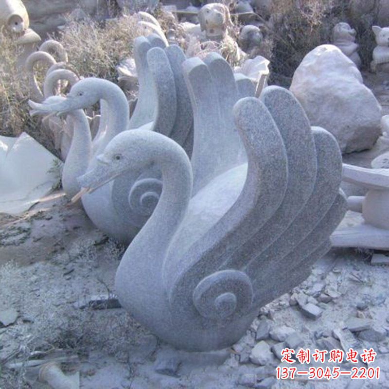 绵阳精美天鹅雕塑