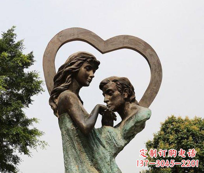绵阳浪漫爱情,永恒铜雕