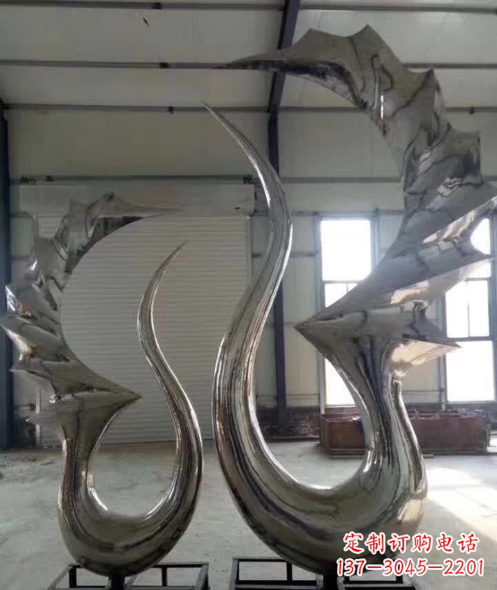 绵阳精美的天鹅不锈钢雕塑