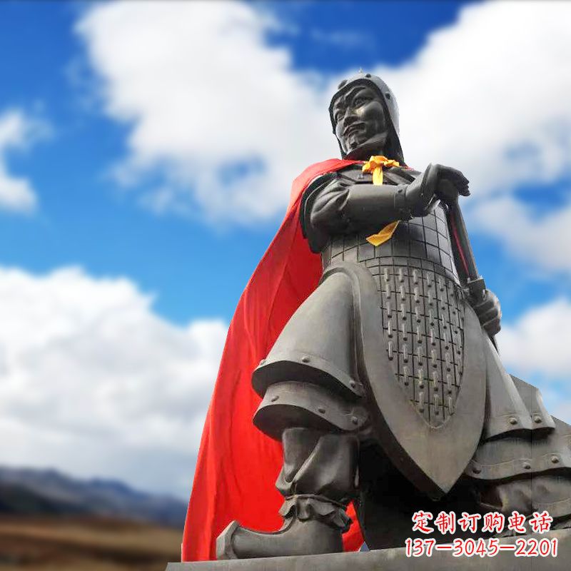 绵阳项羽雕塑——历史名人古代帝王的象征
