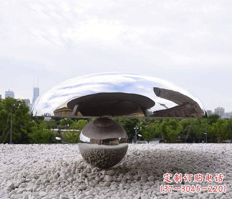 绵阳蘑菇的梦想——不锈钢雕塑