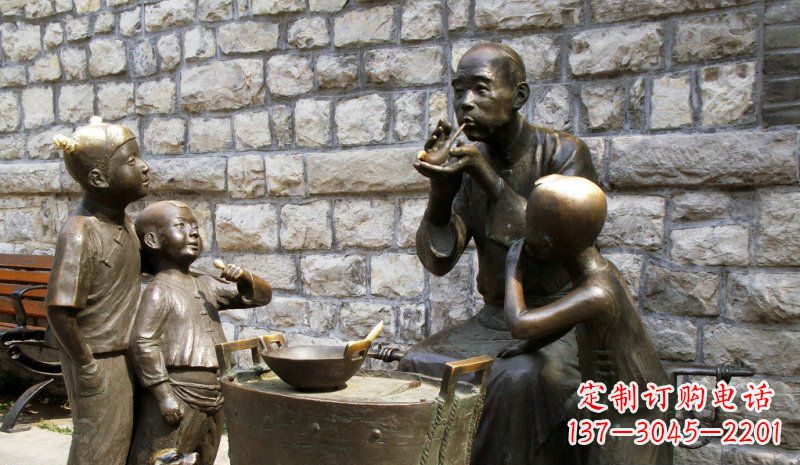 绵阳糖果街的精美雕塑