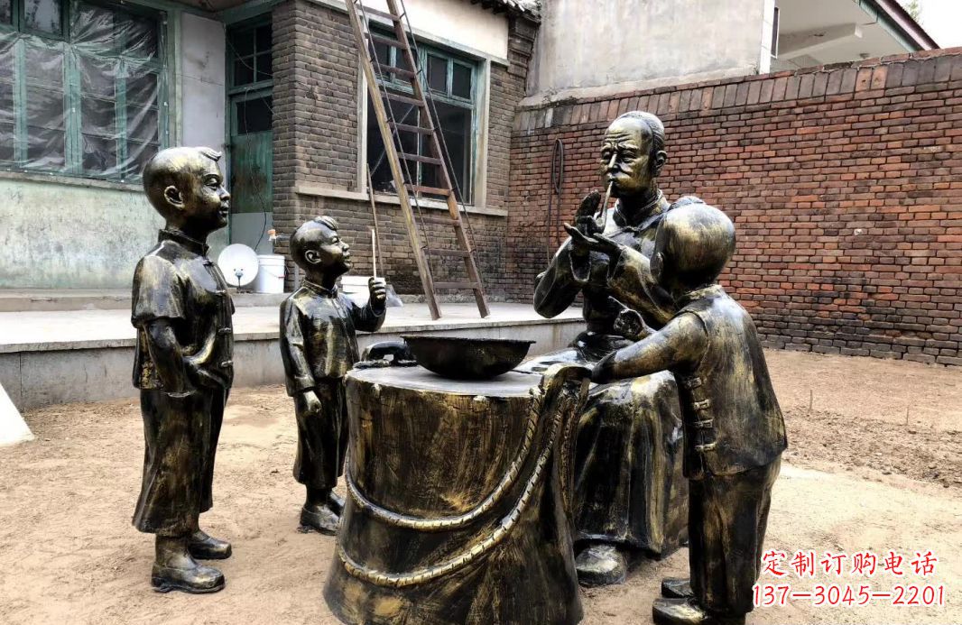 绵阳糖人雕塑缅怀中国传统文化