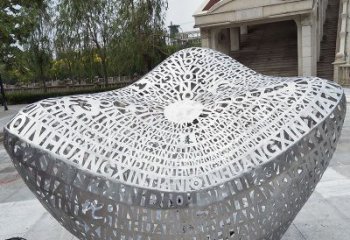 绵阳不锈钢字母元宝雕塑精美艺术精品