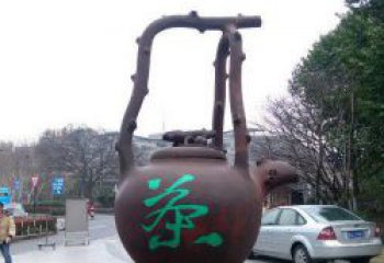 绵阳茶壶雕塑——展现艺术精妙