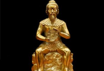 绵阳伏羲大帝神像汇聚古老文明中的象征