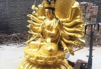 绵阳精美纯铜千手观音雕塑