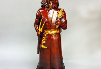 绵阳神农氏铜像传承炎帝文化的艺术之作