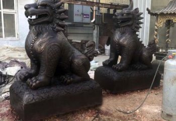 绵阳精美纯铜獬豸雕塑中国古代神兽雕刻之美