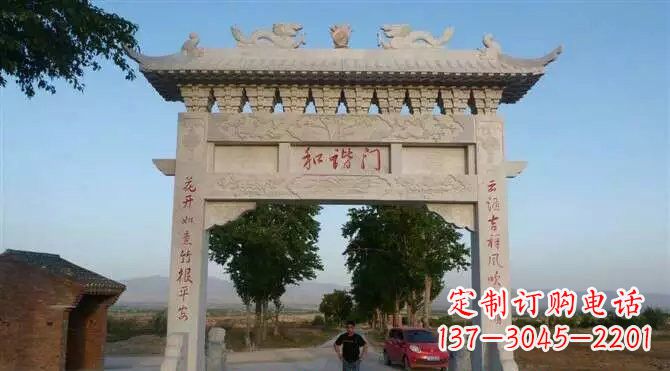 绵阳牌坊雕塑
