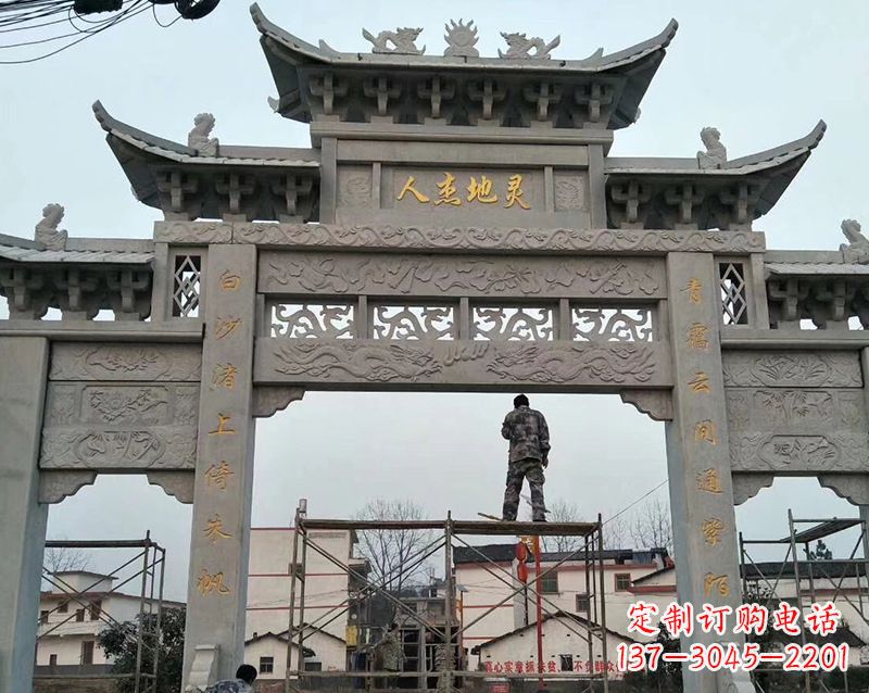 绵阳牌坊雕塑