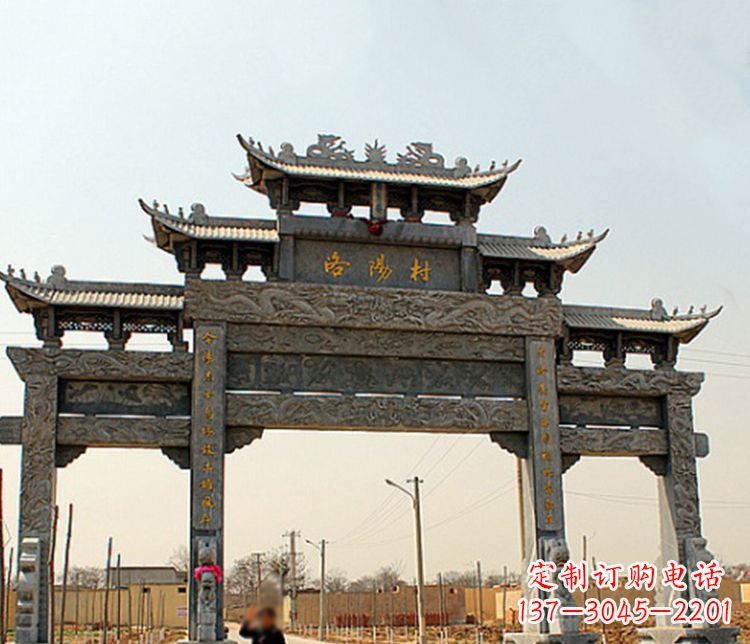 绵阳牌坊雕塑——缅怀中国传统文化