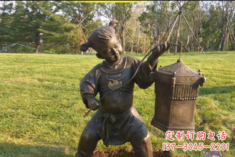 绵阳灯笼雕塑点亮公园的精彩