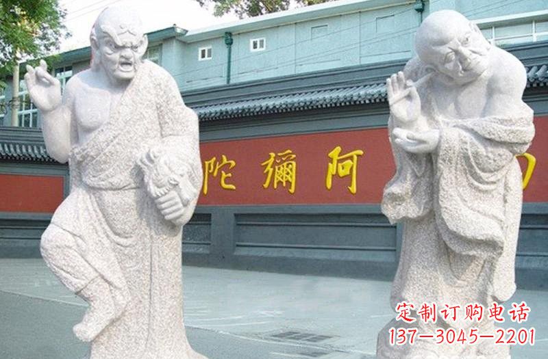 绵阳大理石罗汉雕塑佛教精神的象征