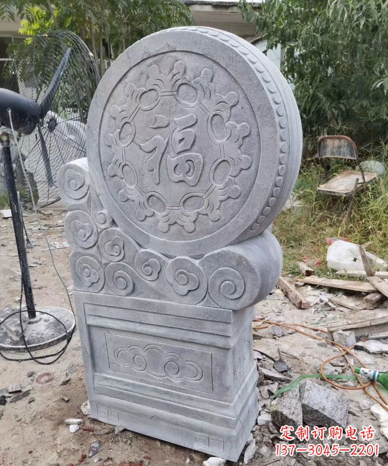 绵阳大理石抱鼓石雕门墩的美丽