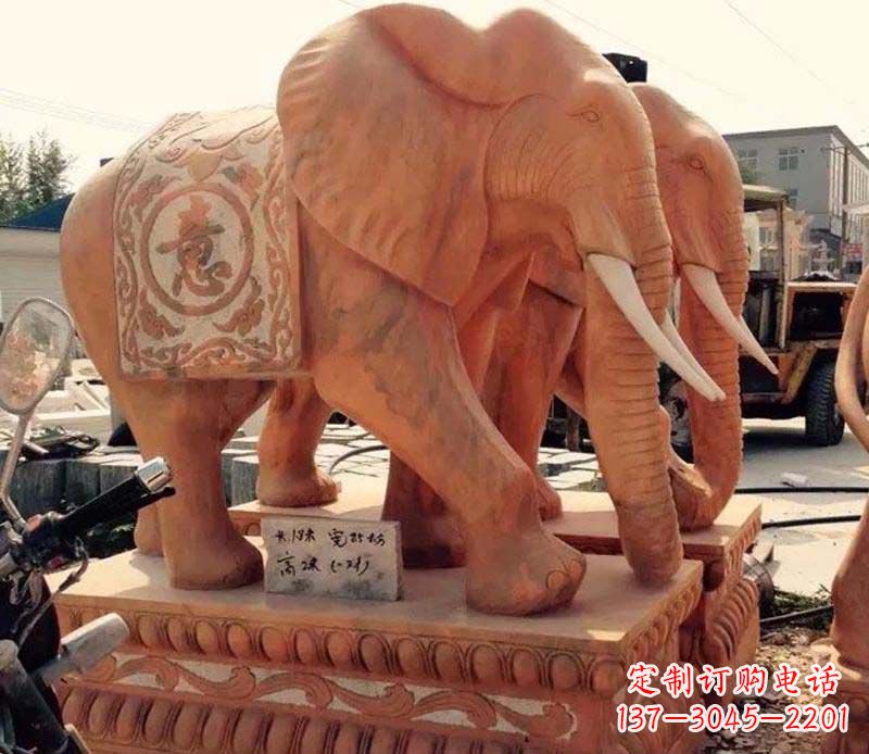 绵阳大象雕塑 传承古典文化的艺术精品