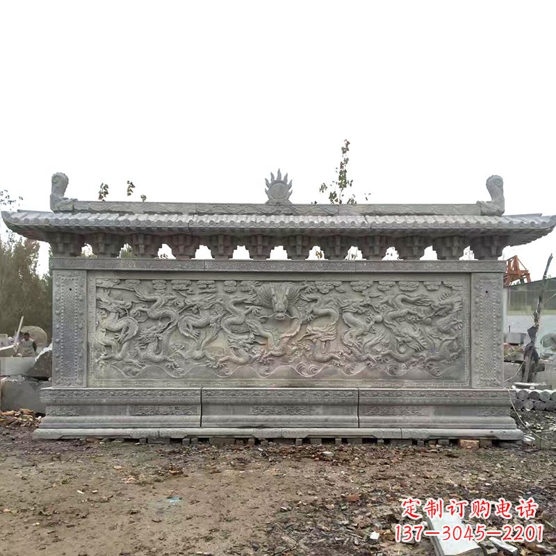 绵阳大理石影壁雕塑美丽的艺术精品
