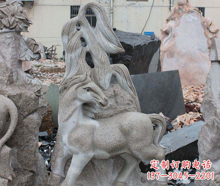 绵阳大理石动物雕塑丰富多彩的艺术品