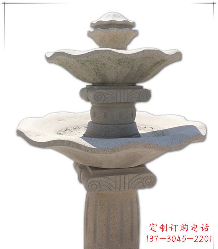 绵阳大理石多层喷泉石雕精美绝伦的艺术形式