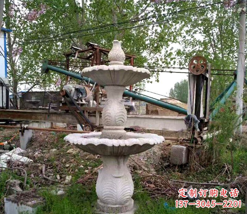 绵阳大理石多层喷泉石雕雕塑艺术的精美之作