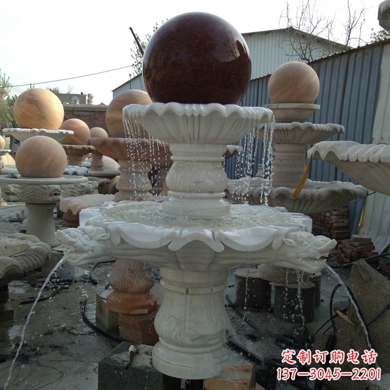 绵阳大理石风水球雕塑传统文化的艺术精髓