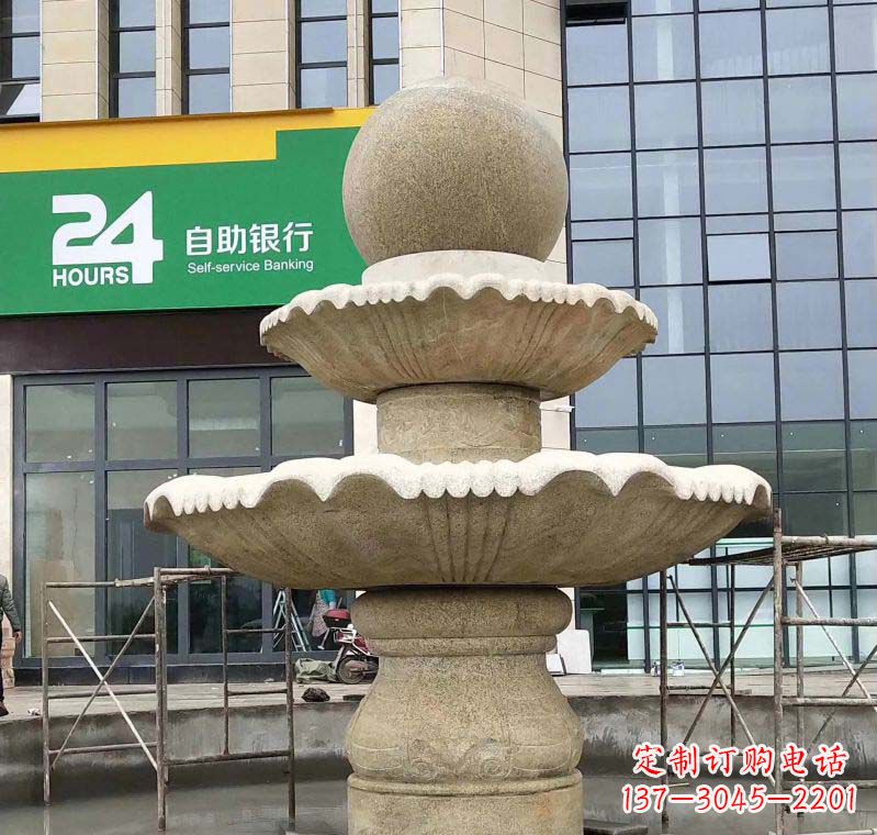 绵阳大理石风水球喷泉雕塑——振奋人心的艺术杰作
