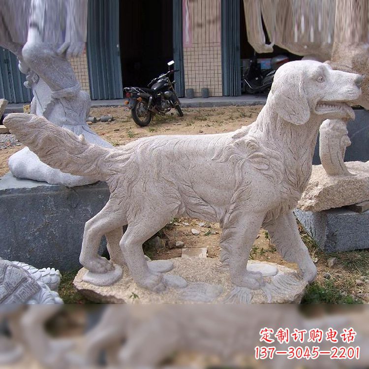 绵阳大理石狗雕塑——精致的狗雕塑，让你的生活更有趣