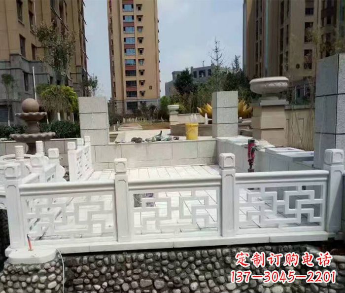 绵阳精美大理石国旗台石雕雕塑
