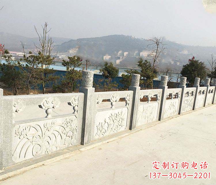 绵阳大理石护城河栏板石雕