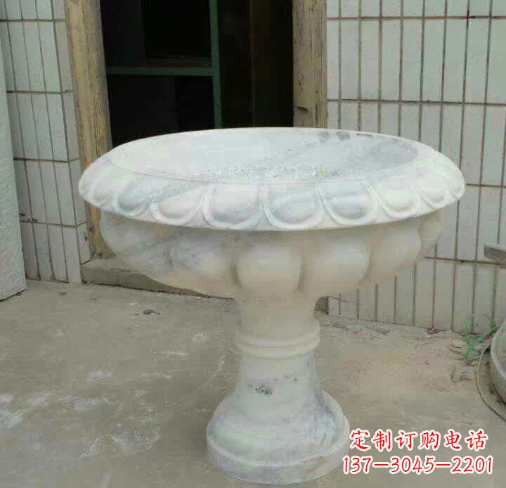 绵阳大理石花盆雕塑精美绝伦,艺术风采